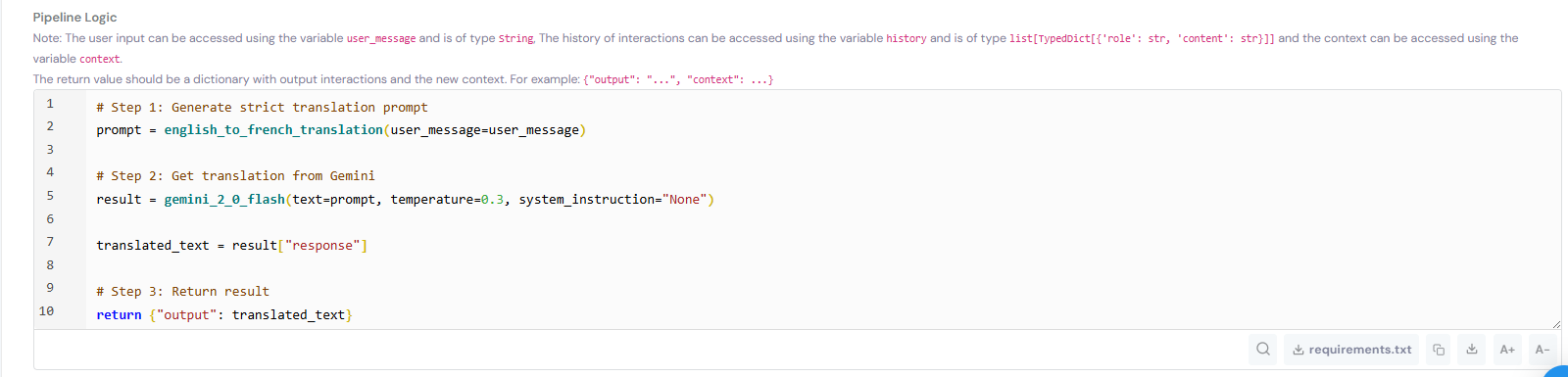 Pipeline Scoring Logic